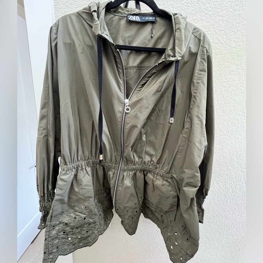 Zara Olive Green Women's Jacket